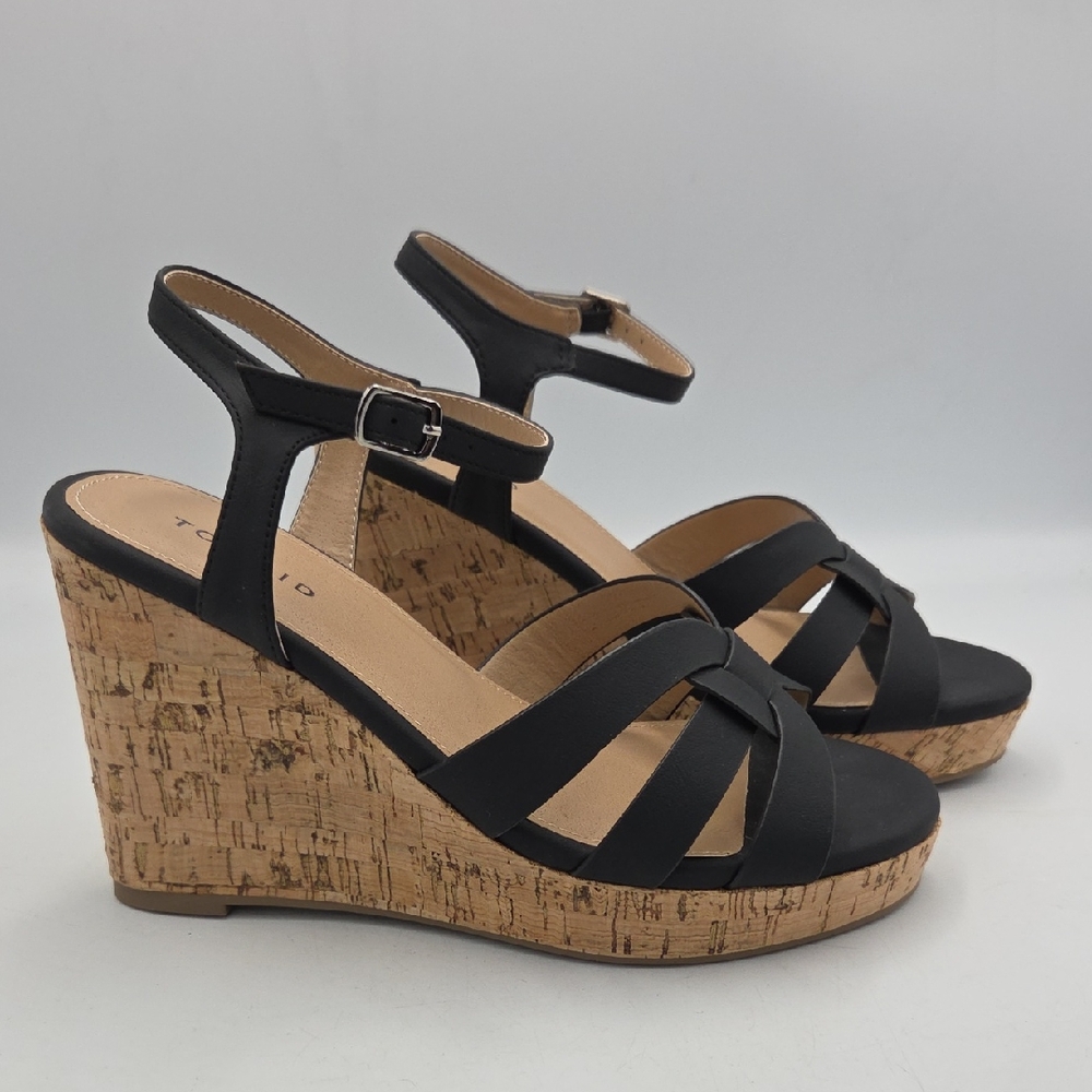 Torrid Strappy Cork Wedge Sandals